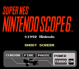 Nintendo Scope 6 (Europe) Title Screen